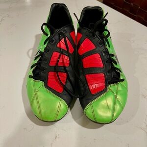 Nike T90 Laser III Soccer Cleats rare Lime green size 10.